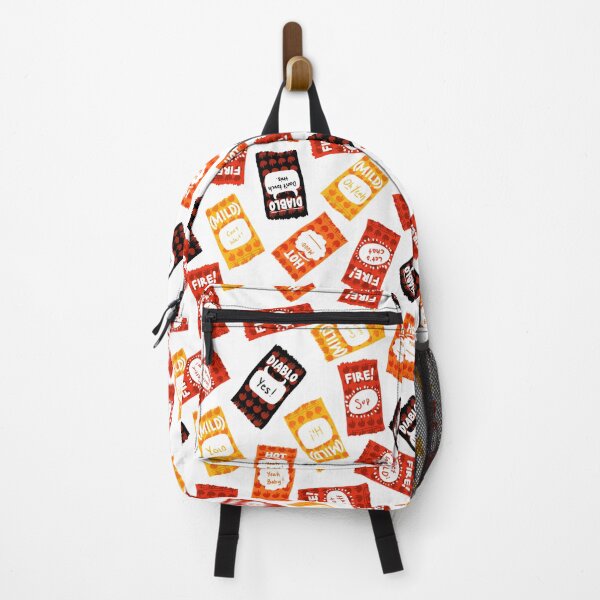 Item preview, Taco Bell sauces! Diablo, fire, hot and mild. On white. designed and sold by katerosestudios.