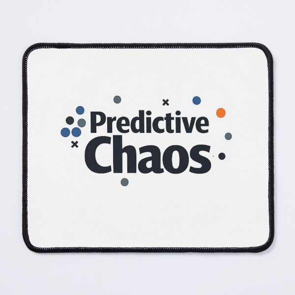 Item preview, Predictive Chaos – Minimal Analytics Sticker designed and sold by BrightMindPrint.