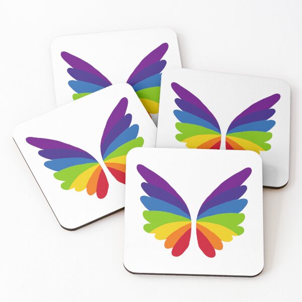 Item preview, Rainbow Wings Vibrant Butterfly Graphic Art designed and sold by SolutionsArt.