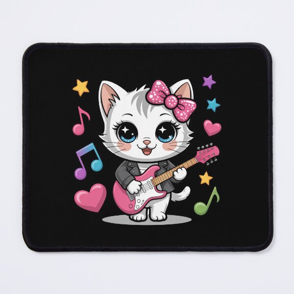 Item preview, Cat with Electric Guitar designed and sold by jkrphoto.