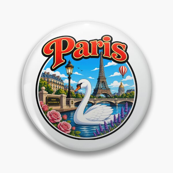 Item preview, Paris - Swan & Seine River designed and sold by Myra365Art.