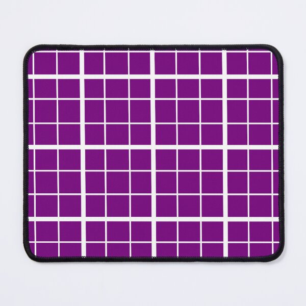 Item preview, Purple and White Grid Windowpane Check Design  designed and sold by PatternTitan.