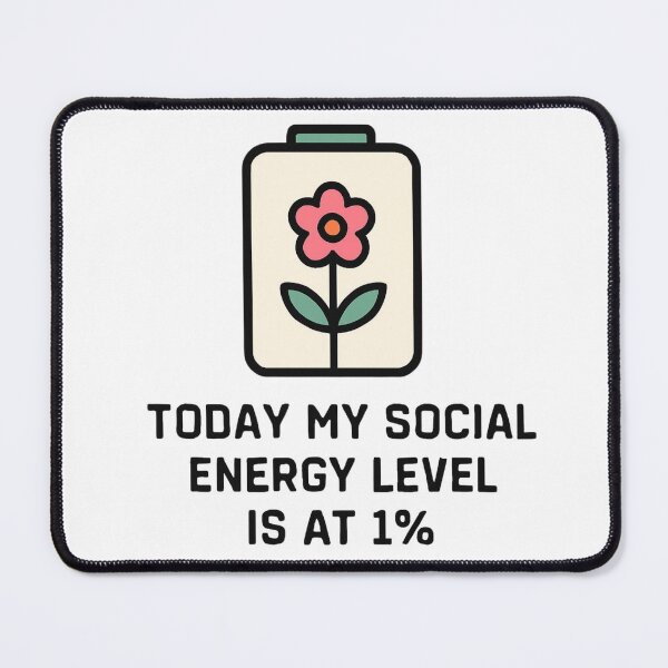 Item preview, Low Battery Energy Social 1 Percent designed and sold by QuentinDelarbre.