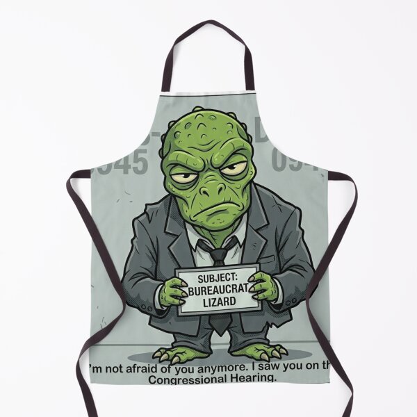 Item preview, Funny Reptilian Bureaucrat Mugshot Alien T-Shirt designed and sold by Agith Loren .