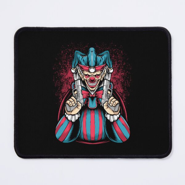Item preview, Evil Clown Jester Horror Dark Gothic Sinister Halloween Illustration Art designed and sold by DERA RAY.