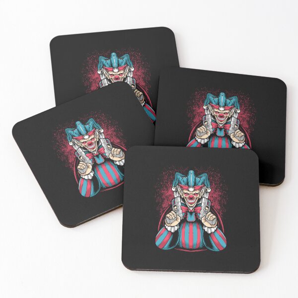Item preview, Evil Clown Jester Horror Dark Gothic Sinister Halloween Illustration Art designed and sold by DERA RAY.