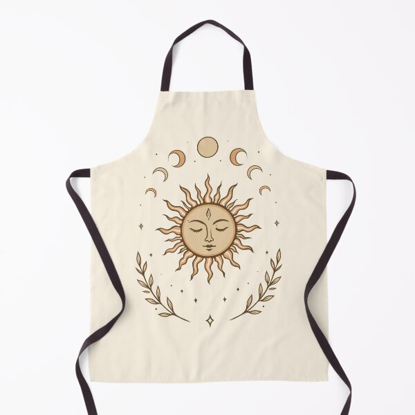 Item preview, Midsummer sun with moon phases Litha Boho Art designed and sold by Christine Krahl.