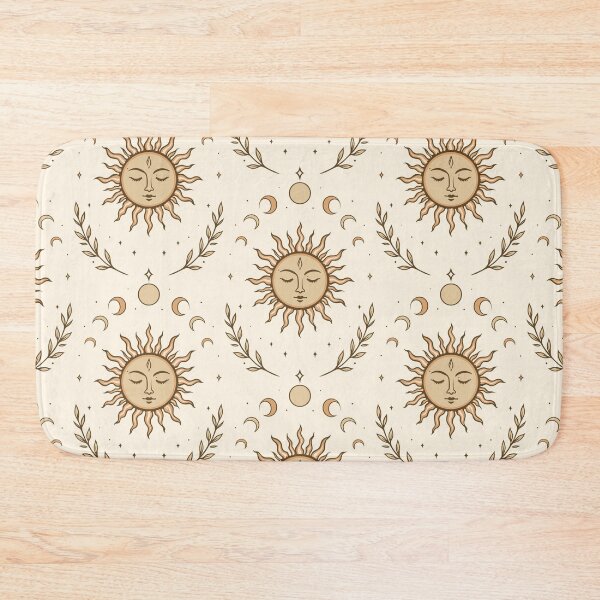 Item preview, Midsummer sun with moon phases Litha Boho Art designed and sold by Christine Krahl.