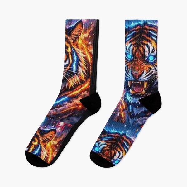 Item preview, Cyberpunk Neon Tiger – Neo Tokyo Blue Eyes Beast designed and sold by Neo Tokio.