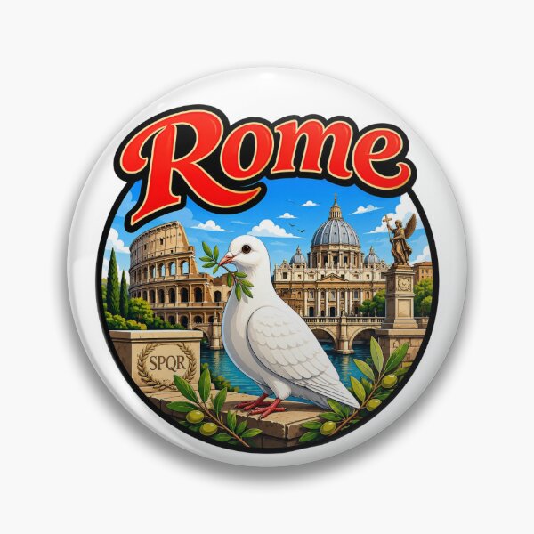 Item preview, Rome - Dove and Olive Branch designed and sold by Myra365Art.