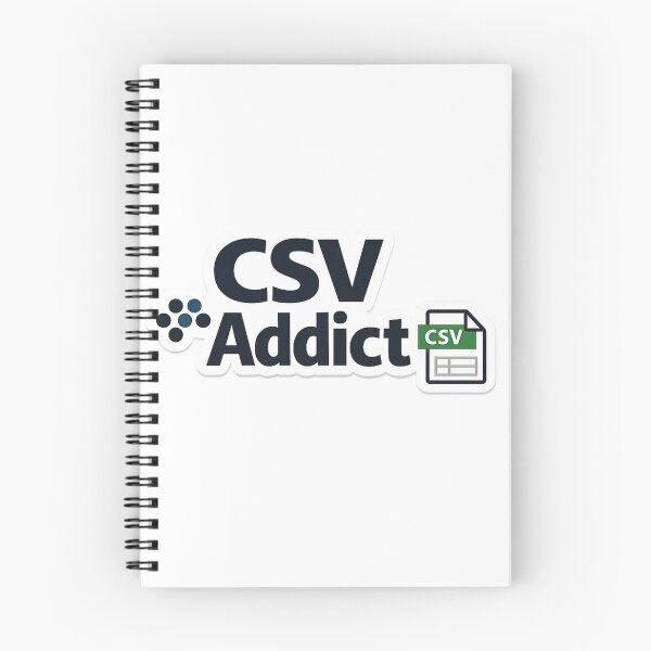 Item preview, CSV Addict – Funny Analyst Sticker designed and sold by BrightMindPrint.