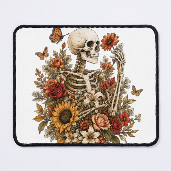 Item preview, Skeleton Among Flowers Art designed and sold by JasoncarrTe.