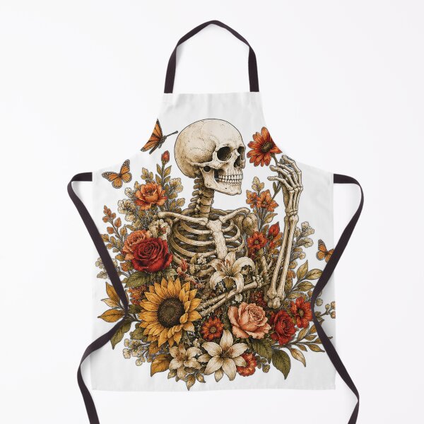 Item preview, Skeleton Among Flowers Art designed and sold by JasoncarrTe.