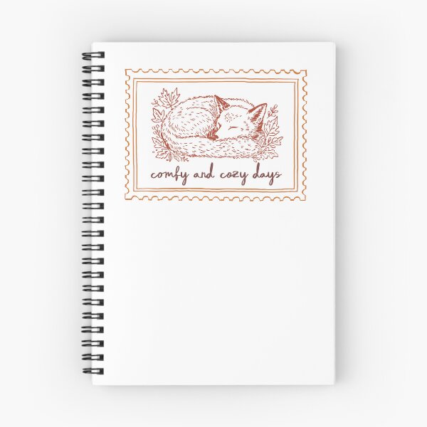 Item preview, Comfy and Cozy Days Sleeping Fox Autumn designed and sold by FallStamps.