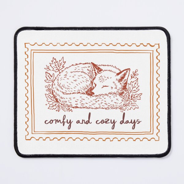 Item preview, Comfy and Cozy Days Sleeping Fox Autumn designed and sold by FallStamps.
