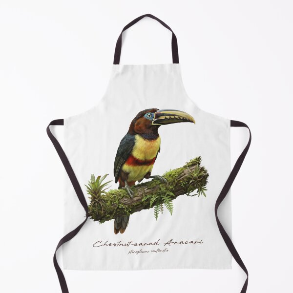 Item preview, Chestnut-eared Aracari on Mossy Branch designed and sold by Takeda-art.