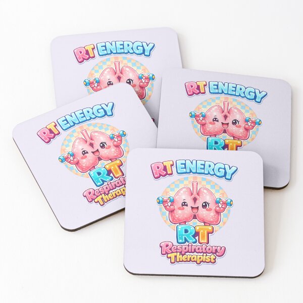 Item preview, RT Energy Cute Lungs Mascot Clock Design for Respiratory Therapist Gifts designed and sold by ClinicalHubs.