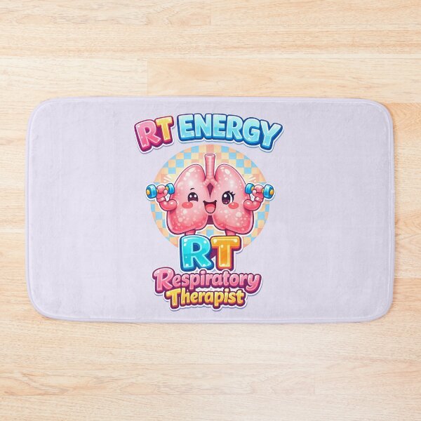 Item preview, RT Energy Cute Lungs Mascot Clock Design for Respiratory Therapist Gifts designed and sold by ClinicalHubs.