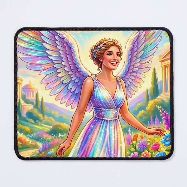 Item preview, A beautiful fairy in a flower garden designed and sold by PP&RAINBOW SHOP.