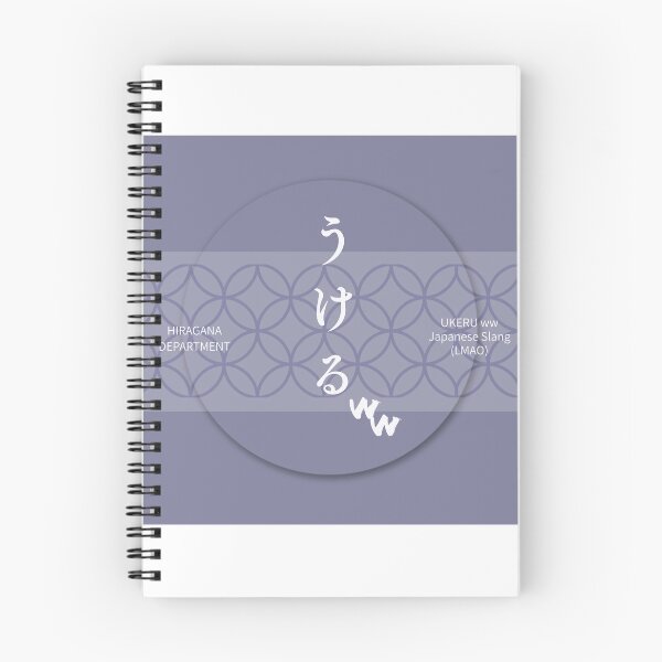 Item preview, Purple うけるww（UKERU ww）– Japanese Slang Shippo Pattern Design designed and sold by HIRAGANA DEPARTMENT.