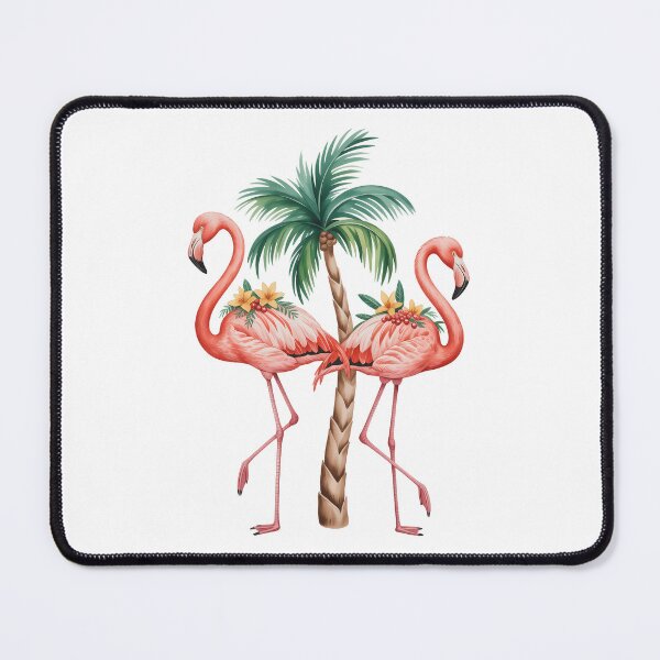 Item preview, Christmas Lights Flamingos Summer Christmas In July designed and sold by sailorjessiArt.