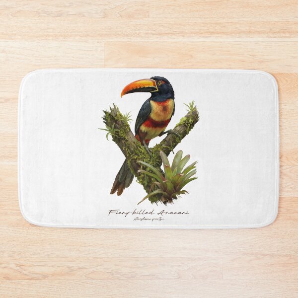 Item preview, Fiery-billed Aracari on Tropical Tree designed and sold by Takeda-art.