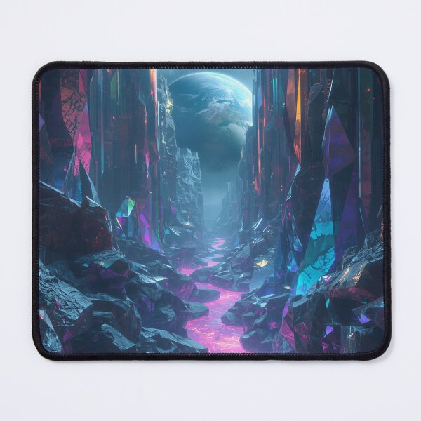 Item preview, Infinite Prism Crystal Alien Landscape designed and sold by Luminous Wilds.
