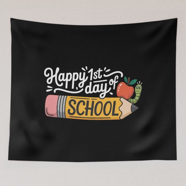 Item preview, Happy First Day Of School Celebration Back To School designed and sold by sailorjessiArt.