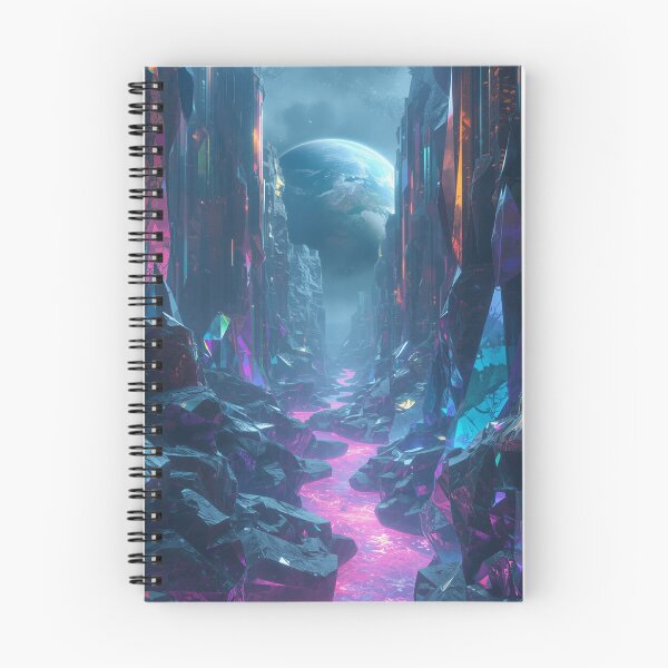 Item preview, Infinite Prism Crystal Alien Landscape designed and sold by Luminous Wilds.