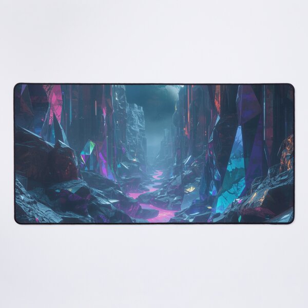 Item preview, Infinite Prism Crystal Alien Landscape designed and sold by Luminous Wilds.