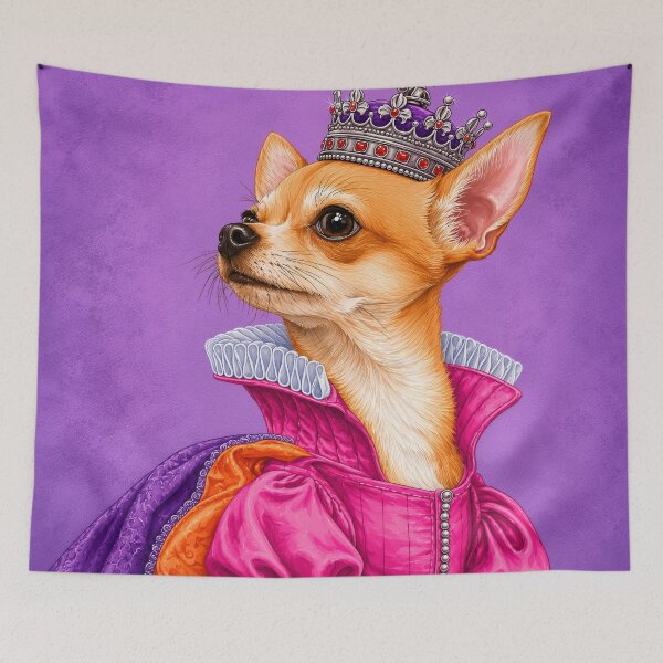Item preview, Chihuahua Princess Portrait designed and sold by prettykaler.