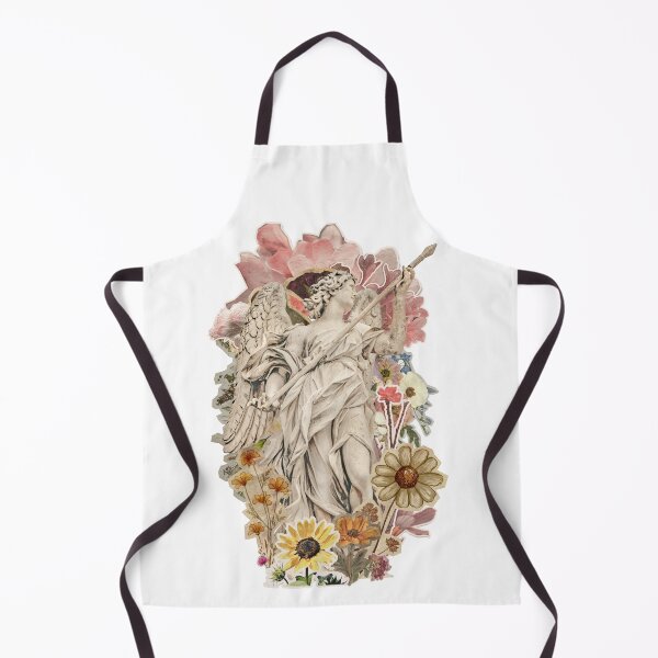 Item preview, Vintage Floral Angel Statue Collage designed and sold by Piising.