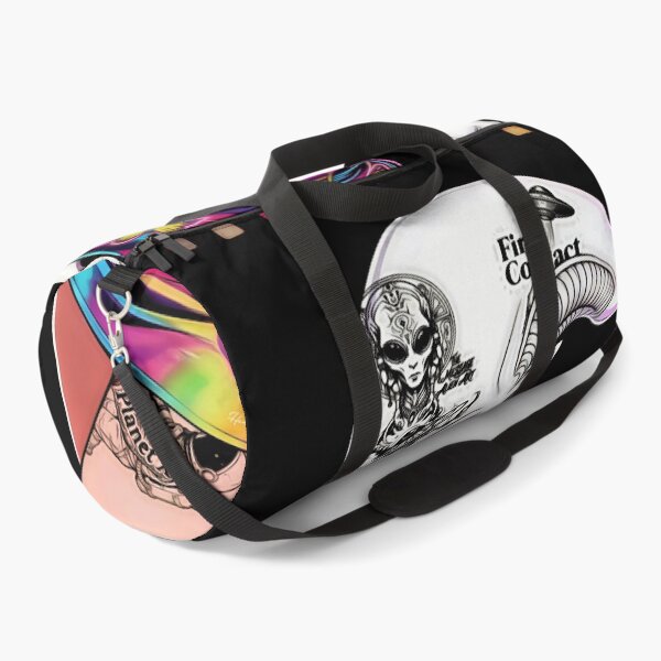 Aperçu de l'œuvre Robe papillon arc-en-ciel style extraterrestre rétro années 90 créée et vendue par Hen-C-Art.