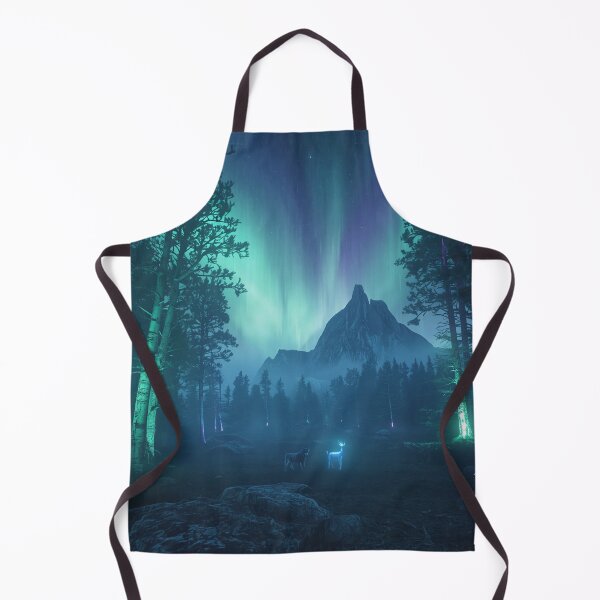 Item preview, Aurora Phantom Forest Alien Fantasy Landscape designed and sold by Luminous Wilds.