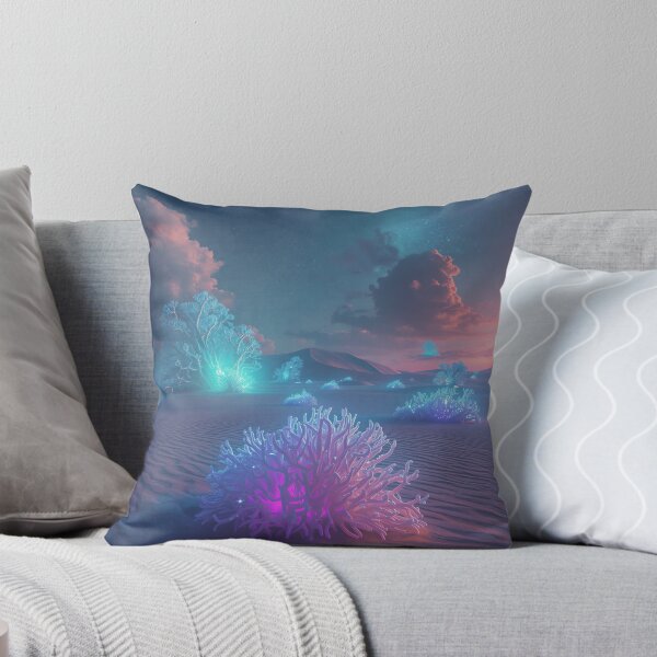 Item preview, Starlight Coral Desert Fantasy Landscape designed and sold by Luminous Wilds.