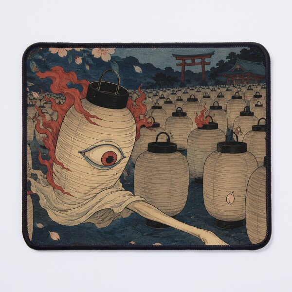 Item preview, Chochin-obake Yokai Festival Rogue - Vintage Japanese Ukiyo-e Woodblock Print Style designed and sold by bapupa.