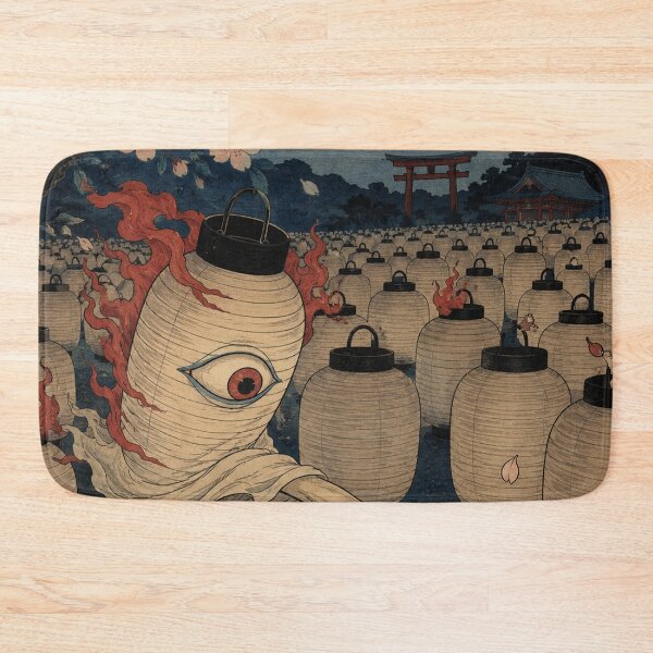 Item preview, Chochin-obake Yokai Festival Rogue  - Vintage Japanese Ukiyo-e Woodblock Print Style designed and sold by bapupa.