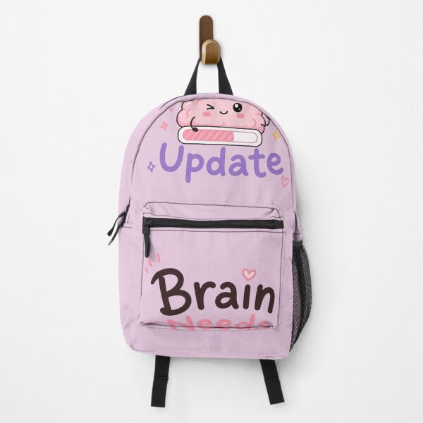 Item preview, Brain Needs Update Cute Kawaii Quote Design Funny Mental Loading Cartoon Sticker designed and sold by Sanika arts .