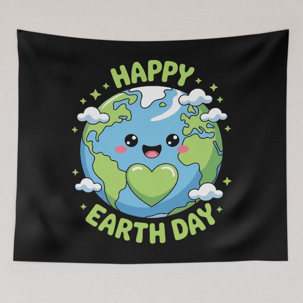 Item preview, Happy Earth Day Cute Earth Day designed and sold by sailorjessiArt.