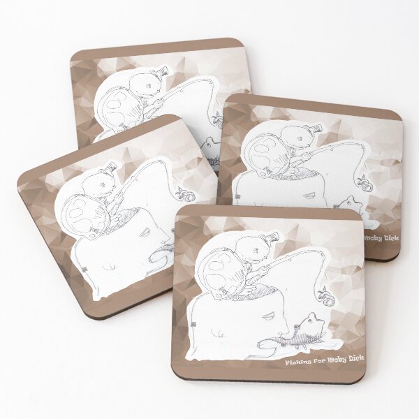 Item preview, Turtle Clown Fishing for Moby Dick Fish  (Original Drawing by ACCI) designed and sold by VanyssaGraphics.