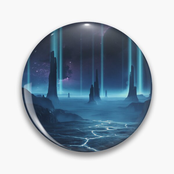 Item preview, Void Horizon Alien Sci-Fi Fantasy Landscape designed and sold by Luminous Wilds.