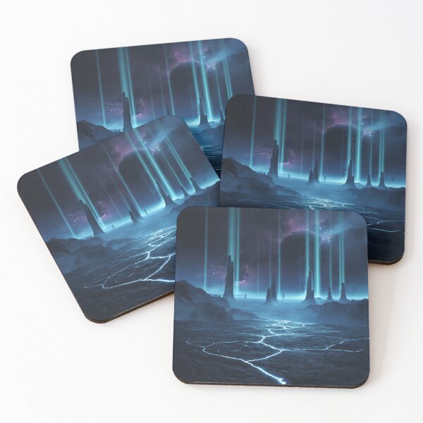 Item preview, Void Horizon Alien Sci-Fi Fantasy Landscape designed and sold by Luminous Wilds.