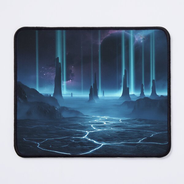 Item preview, Void Horizon Alien Sci-Fi Fantasy Landscape designed and sold by Luminous Wilds.
