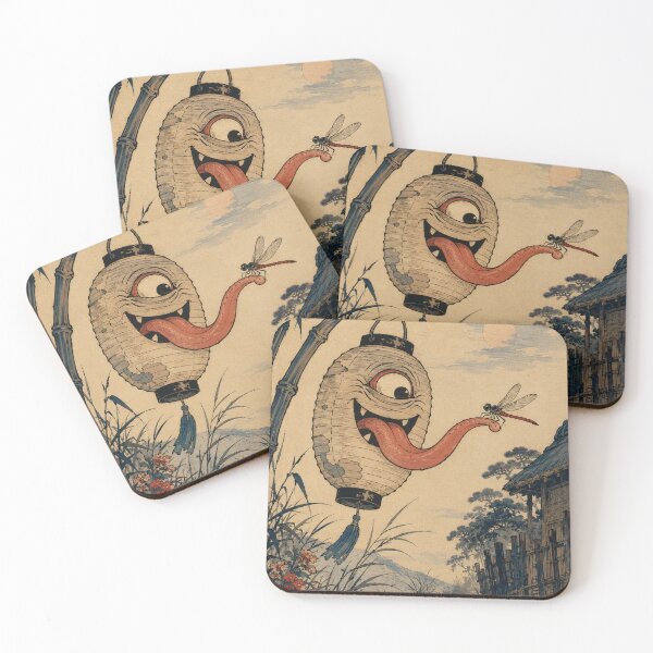 Item preview, Chochin-obake Giggling Lantern Yokai  - Vintage Japanese Ukiyo-e Woodblock Print Style designed and sold by bapupa.
