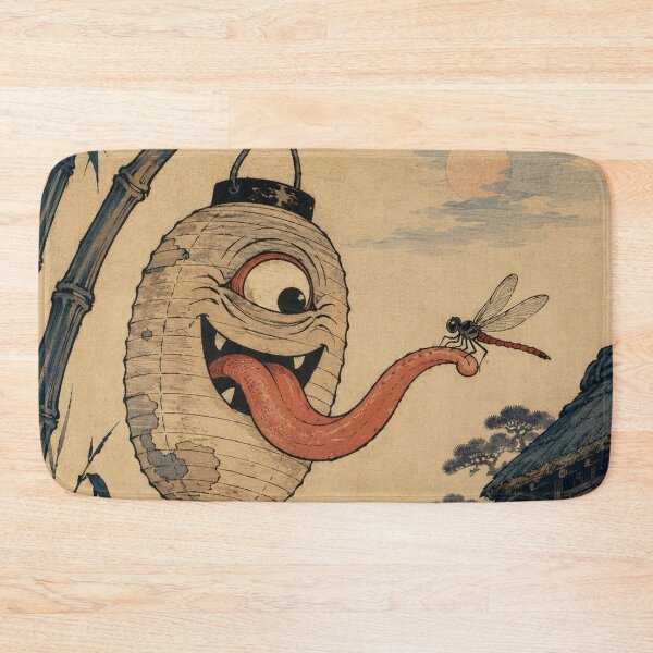 Item preview, Chochin-obake Giggling Lantern Yokai  - Vintage Japanese Ukiyo-e Woodblock Print Style designed and sold by bapupa.
