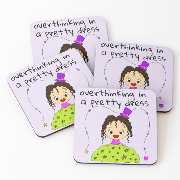 Item preview, Overthinking in a Pretty Dress designed and sold by SoftBeing.