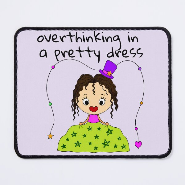 Item preview, Overthinking in a Pretty Dress designed and sold by SoftBeing.