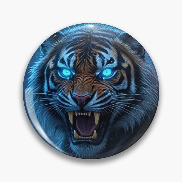Item preview, Cyberpunk Neon Tiger Snow – Neo Tokyo Winter Beast designed and sold by Neo Tokio.