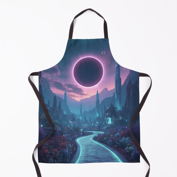 Item preview, Eternal Eclipse Sanctuary Fantasy Landscape designed and sold by Luminous Wilds.