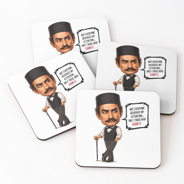 Item preview, Vintage Gentleman Attitude Quote Caricature designed and sold by Krincydigitalart.